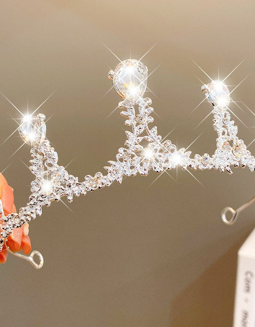 Load image into Gallery viewer, Princess Crystal Tiaras and Crowns
