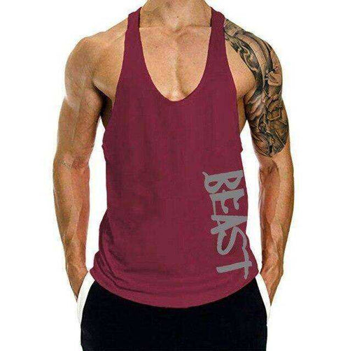 Load image into Gallery viewer, Beast Aesthetic Apparel Stringer Fitness Muscle Shirt
