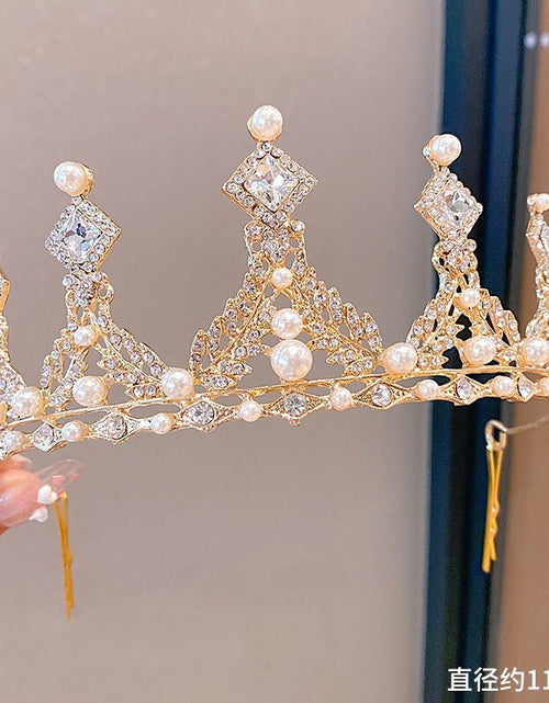 Load image into Gallery viewer, Princess Crystal Tiaras and Crowns
