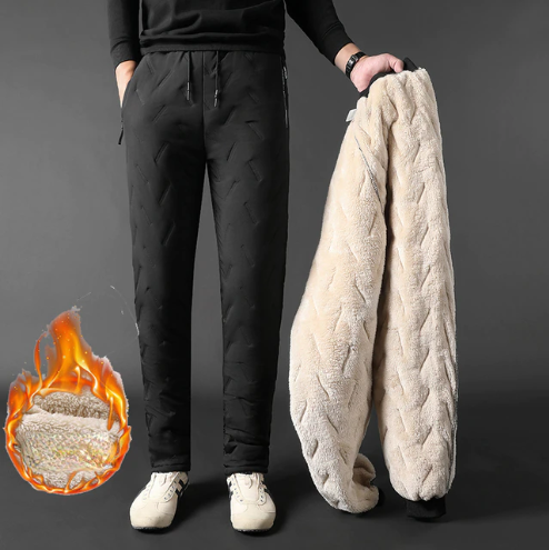 Load image into Gallery viewer, Winter Men Lambswool Sweatpants
