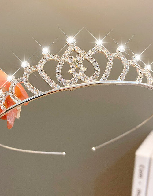 Load image into Gallery viewer, Princess Crystal Tiaras and Crowns
