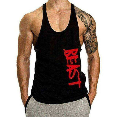 Load image into Gallery viewer, Beast Aesthetic Apparel Stringer Fitness Muscle Shirt
