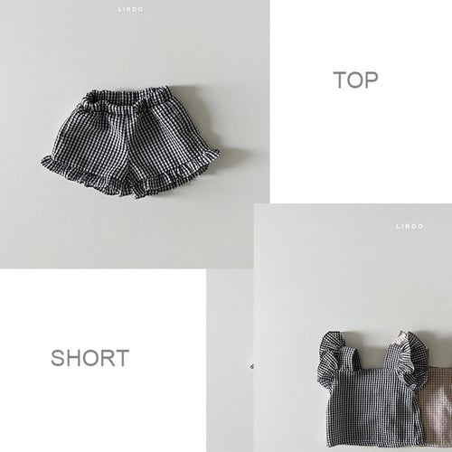 Load image into Gallery viewer, Baby Girl Plaid Clothes Set
