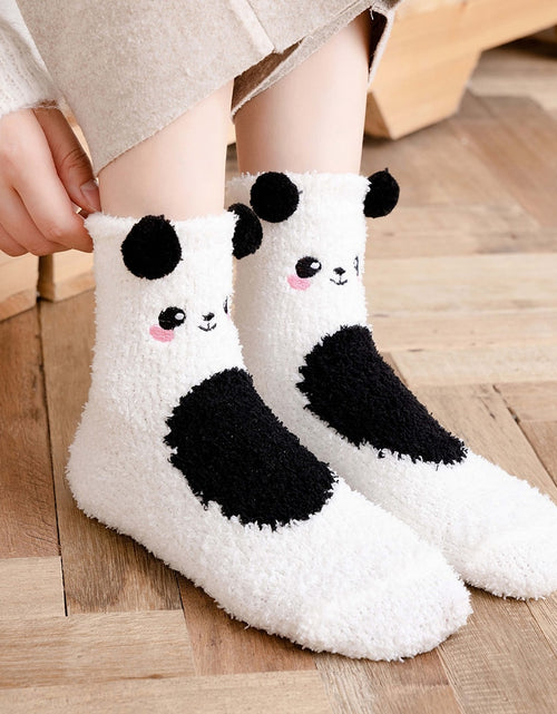 Load image into Gallery viewer, Women&#39;s  Fuzzy Socks Winter Warm Fleece
