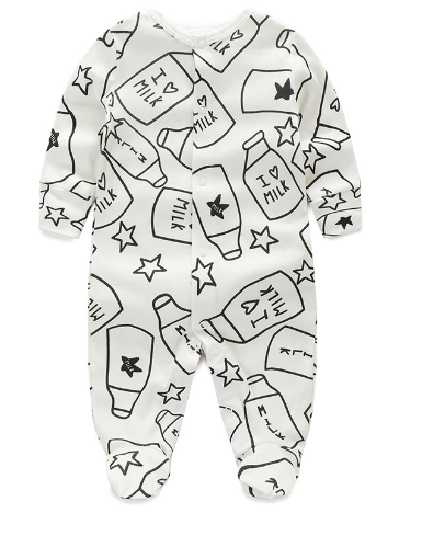 Load image into Gallery viewer, The Baby Concept I Love Milk Onesie
