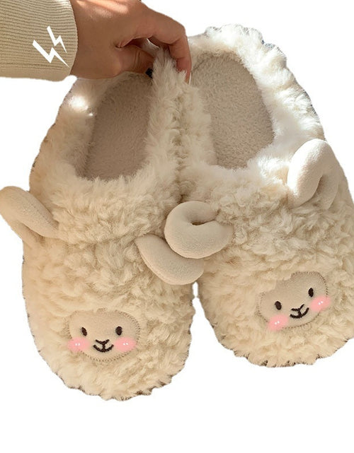 Load image into Gallery viewer, Winter Indoor Home Couple Slippers
