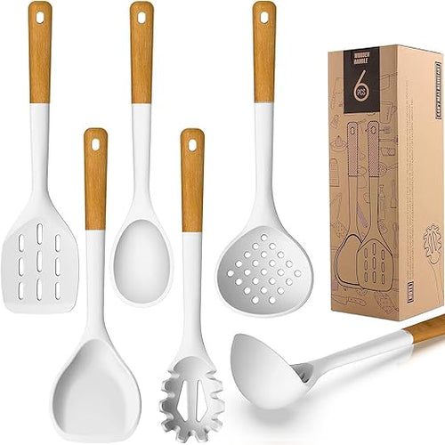 Load image into Gallery viewer, Silicone Cooking Utensils Set
