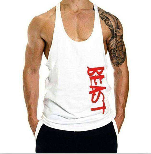 Load image into Gallery viewer, Beast Aesthetic Apparel Stringer Fitness Muscle Shirt
