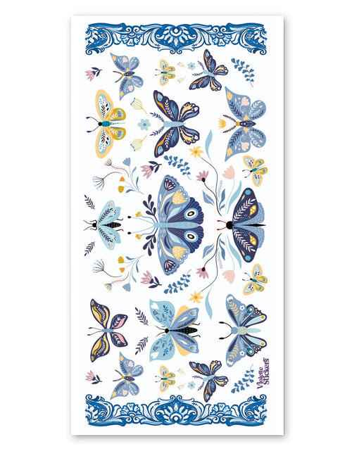 Load image into Gallery viewer, Dutch Blue Butterfly Stickers
