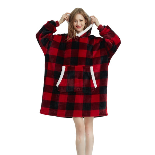 Load image into Gallery viewer, Women&#39;s Winter Blanket Hoodies
