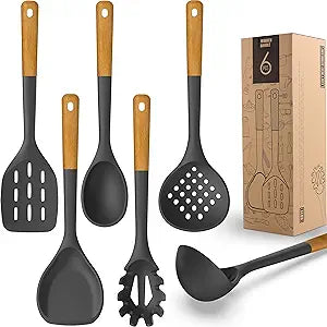 Load image into Gallery viewer, Silicone Cooking Utensils Set
