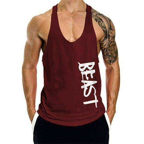 Load image into Gallery viewer, Beast Aesthetic Apparel Stringer Fitness Muscle Shirt
