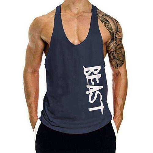 Load image into Gallery viewer, Beast Aesthetic Apparel Stringer Fitness Muscle Shirt
