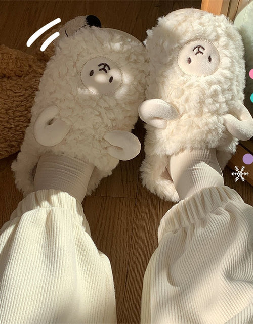 Load image into Gallery viewer, Winter Indoor Home Couple Slippers
