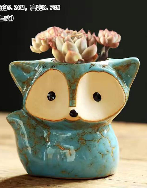 Load image into Gallery viewer, Lovely Fox Style Plant Pot
