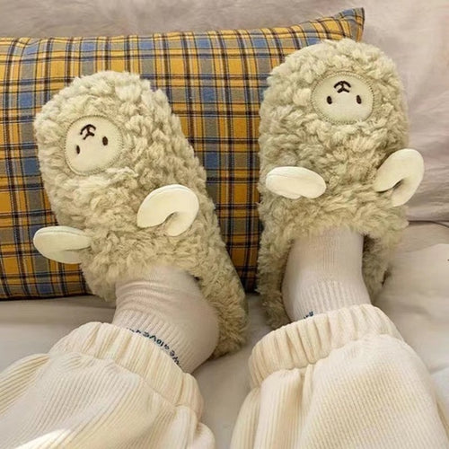 Load image into Gallery viewer, Winter Indoor Home Couple Slippers
