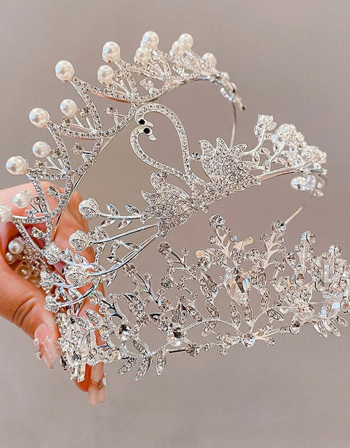 Load image into Gallery viewer, Princess Crystal Tiaras and Crowns
