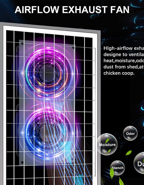 Load image into Gallery viewer, Solar Power Ventilation Fan
