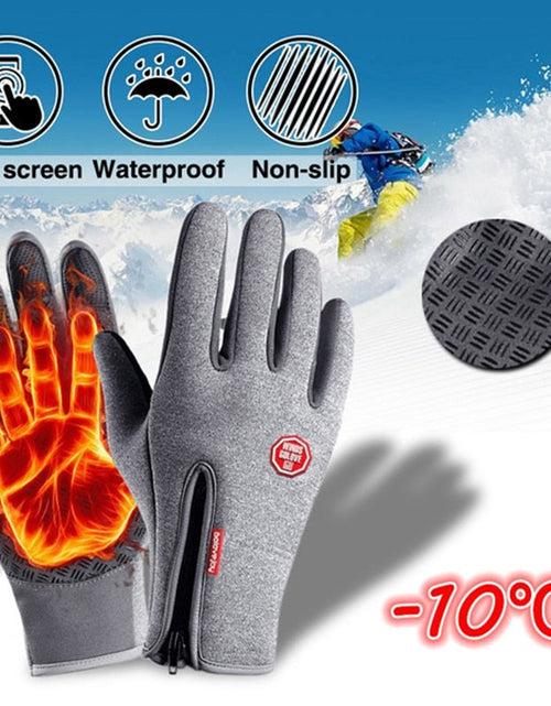 Load image into Gallery viewer, Winter Gloves Waterproof Phone Touch
