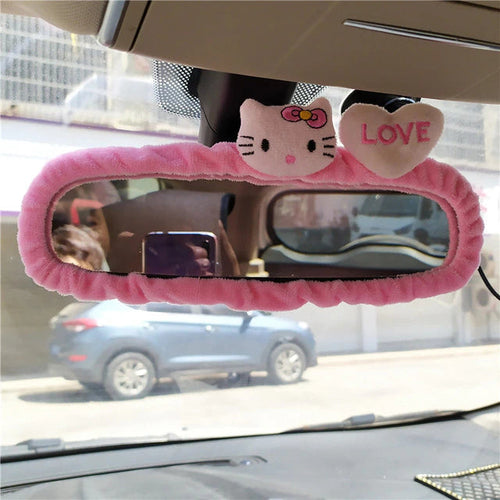 Load image into Gallery viewer, Plush Car Rear View Mirror
