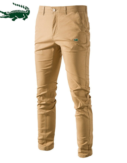 Load image into Gallery viewer, Solid Color Slim Fit Men&#39;s Pants
