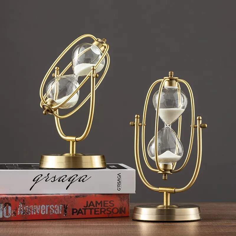 360° Rotating Metal Sand Hourglass