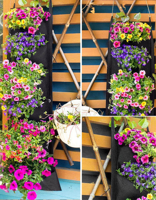 Load image into Gallery viewer, Vertical Hanging Garden Flower Pots
