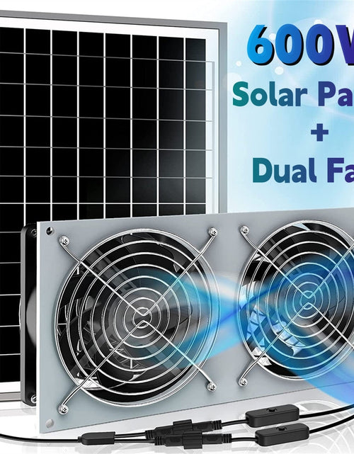 Load image into Gallery viewer, Solar Power Ventilation Fan
