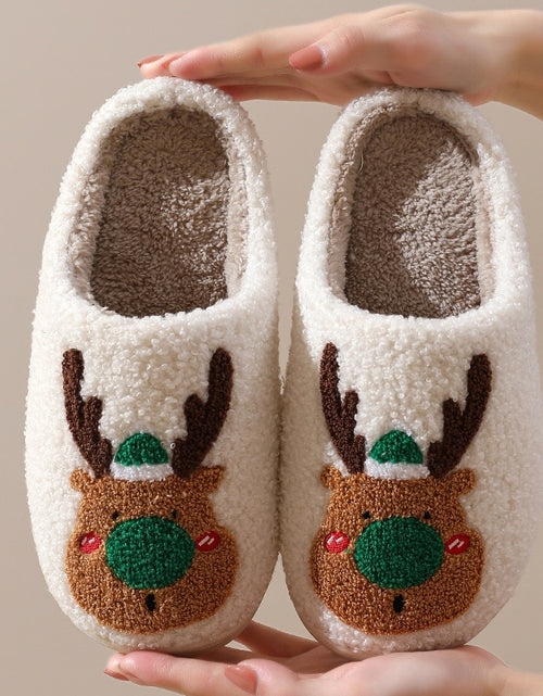 Load image into Gallery viewer, Winter Fluffy Fur Flat Slippers
