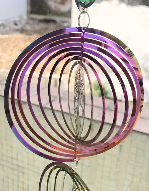 Load image into Gallery viewer, 3D Rotating Wind Chimes
