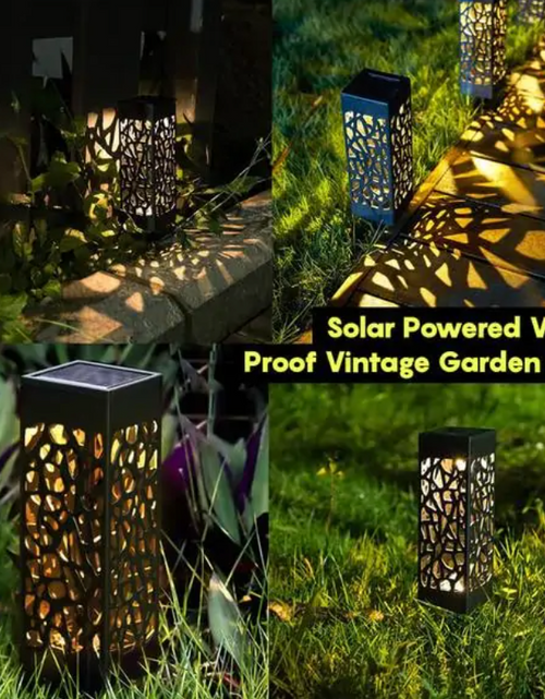 Load image into Gallery viewer, Solar Powered Waterproof Vintage Garden Light
