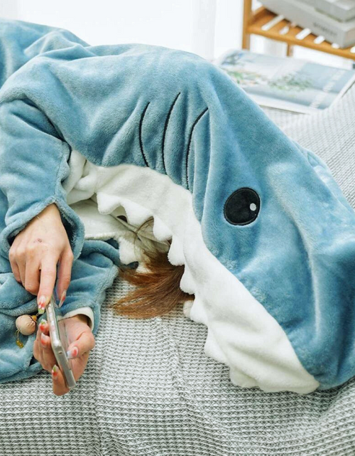 Load image into Gallery viewer, CozyShark Blanket
