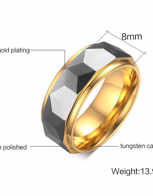 Load image into Gallery viewer, Multi-Faceted Prism Ring
