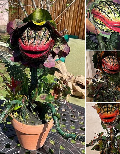 Load image into Gallery viewer, Realistic Piranha Plant Halloween Garden Decor
