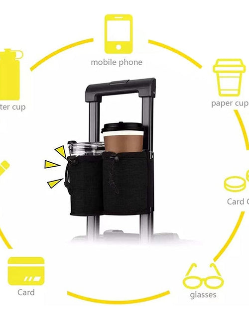 Load image into Gallery viewer, Luggage Travel Cup Holder Bag
