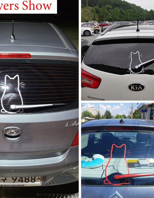 Load image into Gallery viewer, Cat Car Stickers
