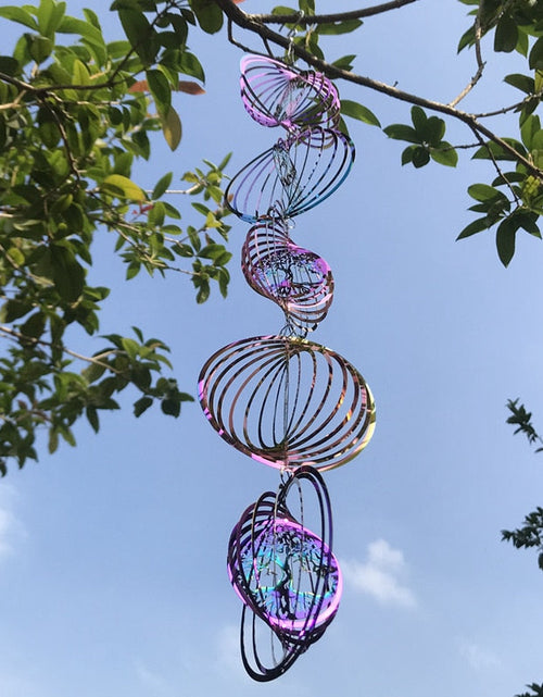 Load image into Gallery viewer, 3D Rotating Wind Chimes
